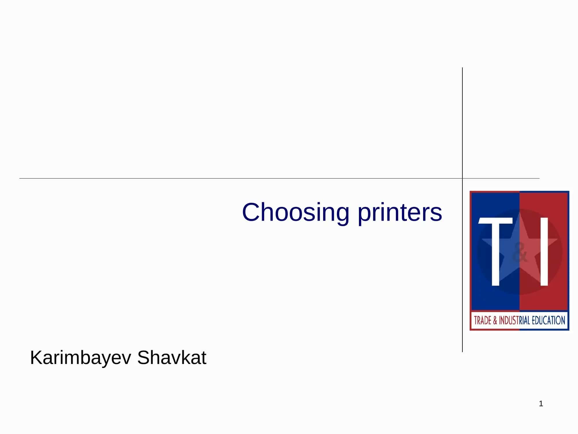 Printers