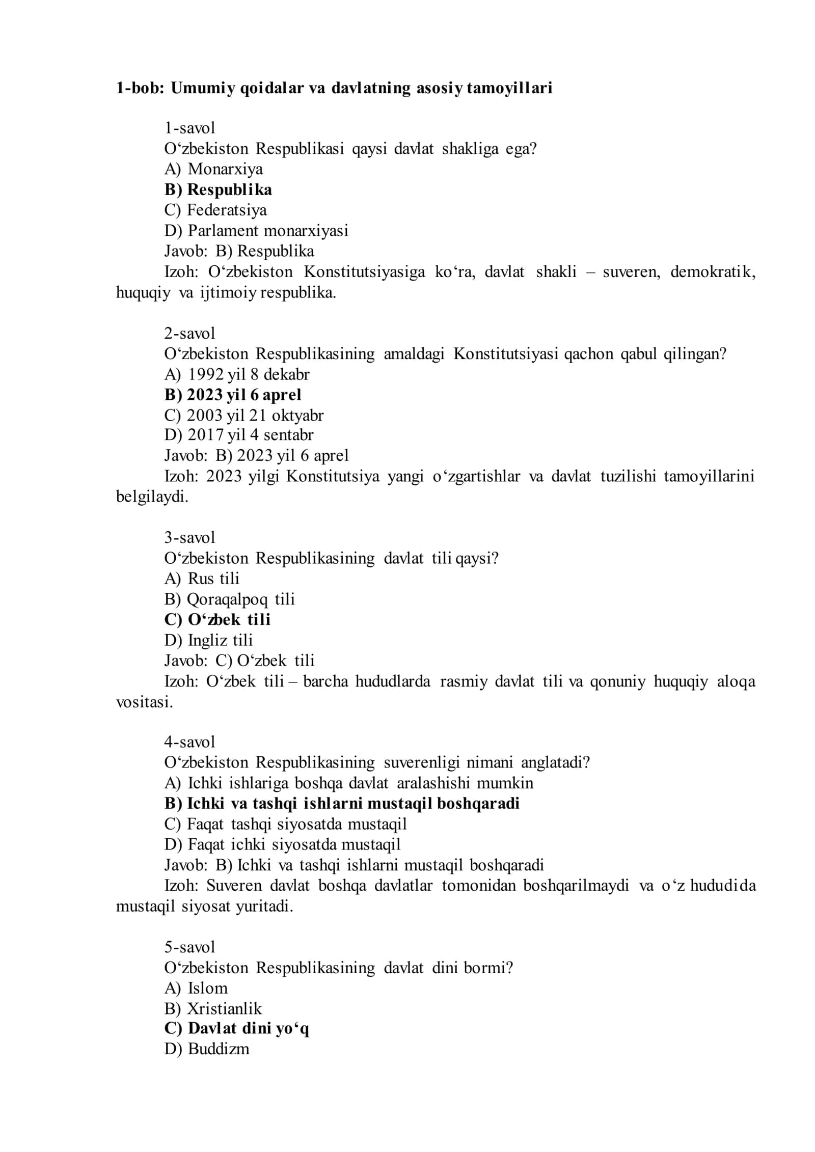 Maktab maslahatchisi uchun test va suhbat savollari (Izohli javoblar bilan) β 2026