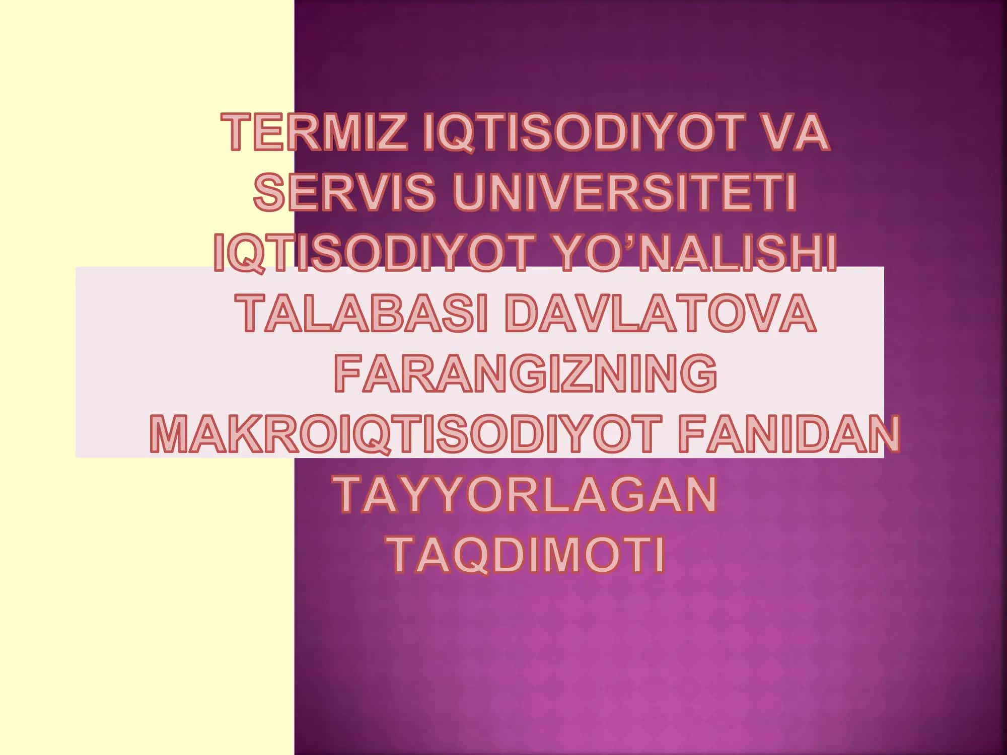 Istemol va jamg’armaning iqtisodiy mazmuni