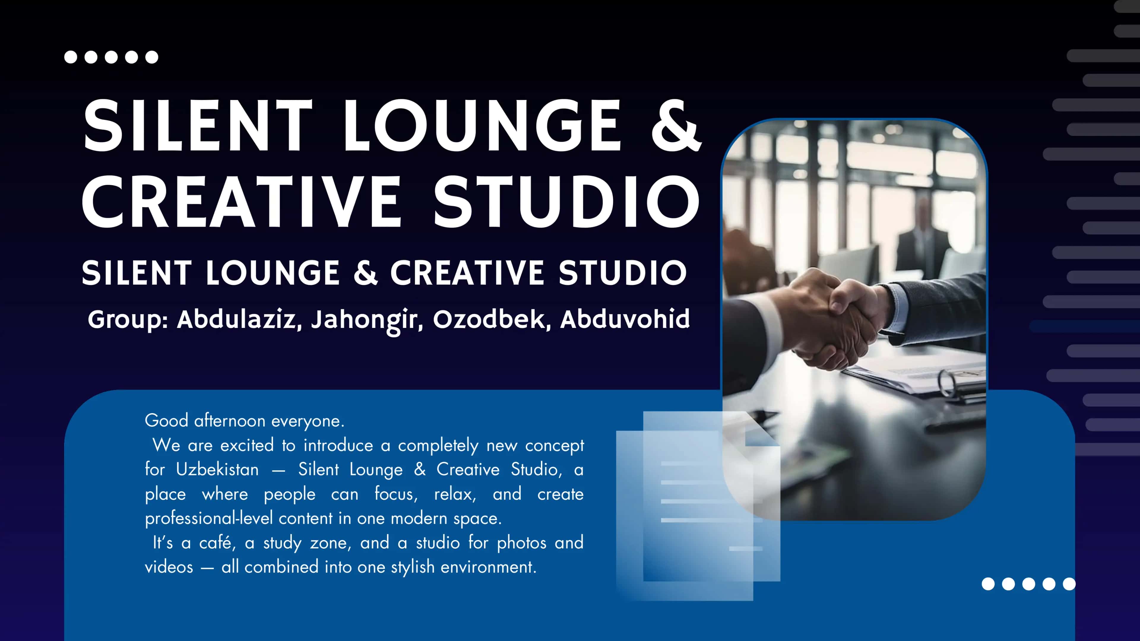 SILENT LOUNGE & CREATIVE STUDIO
