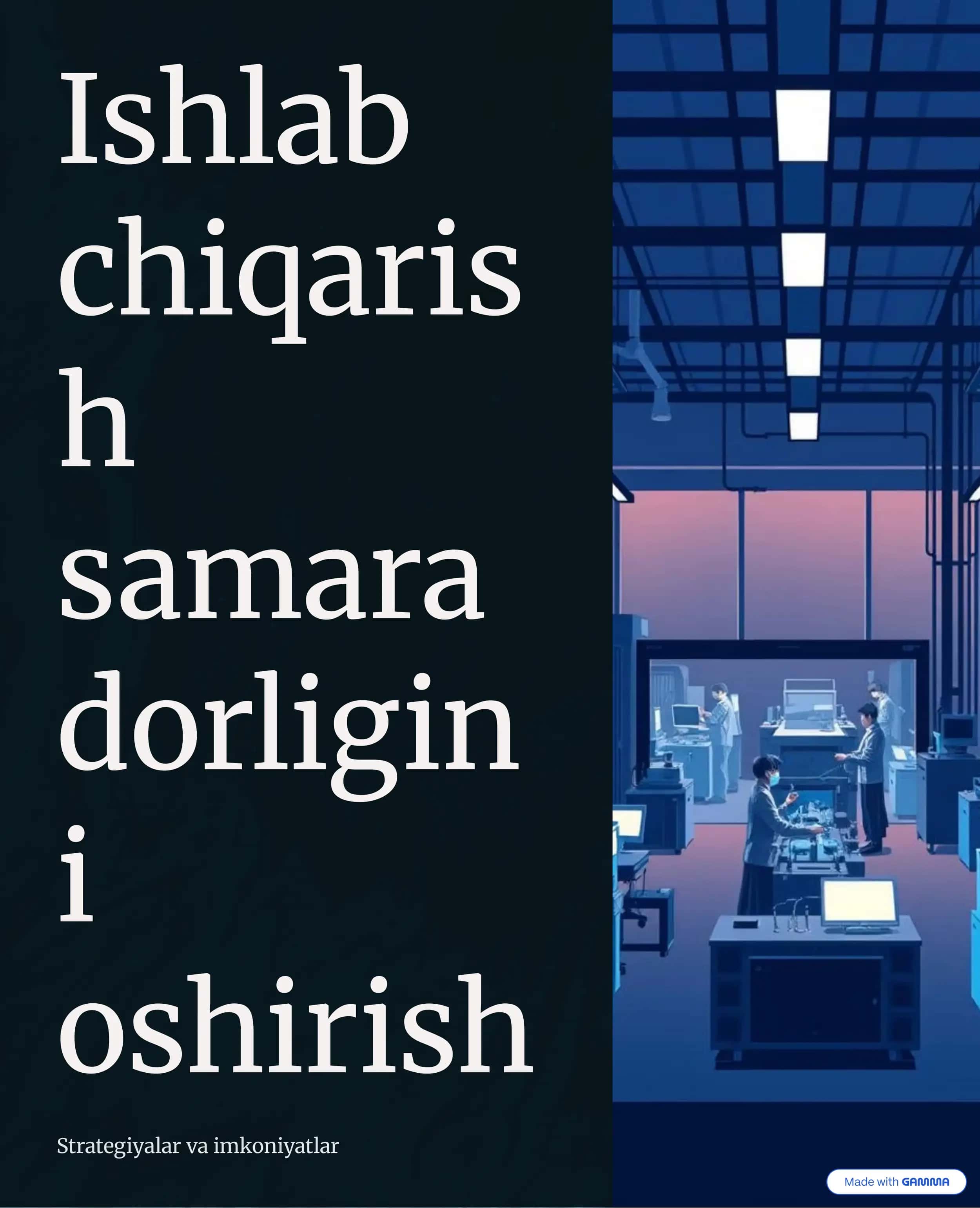 Ishlab chiqarish samaradorligi