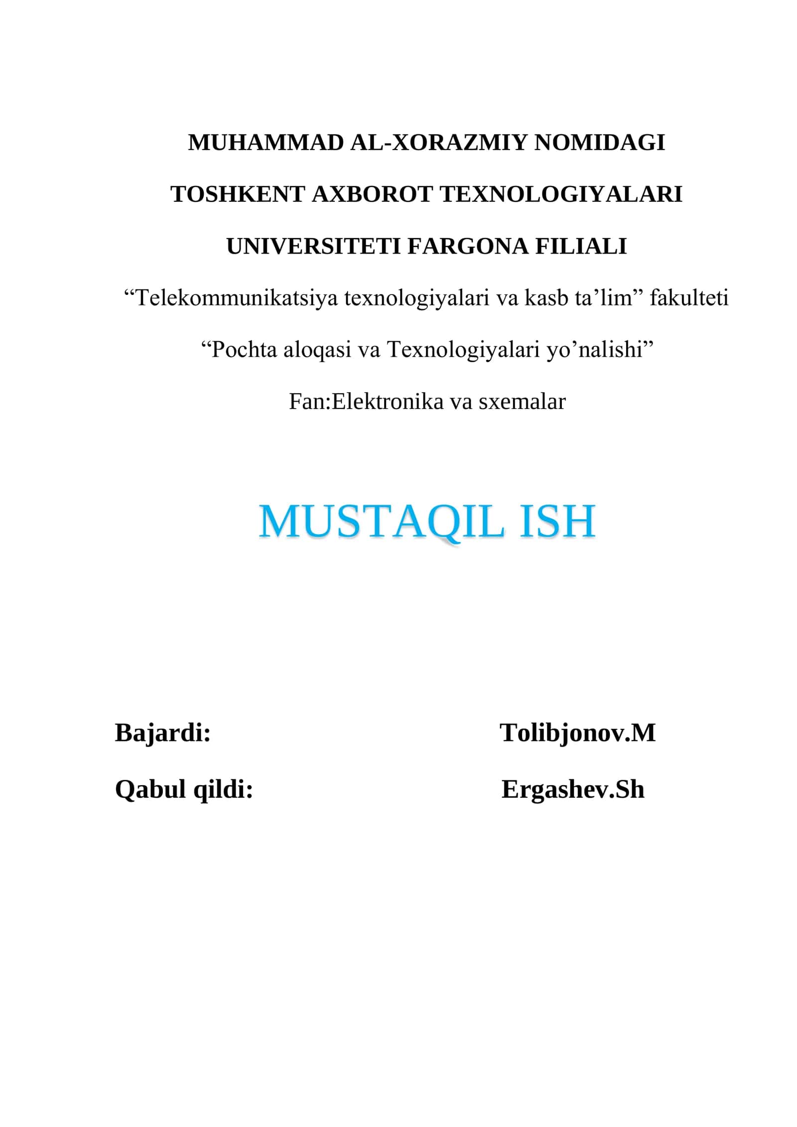 MDYa-tranzistorlarning volt-amper xarakteristikalari va parametrlarining ish rejimlariga hamda temperaturaga bog‘liqligi.
