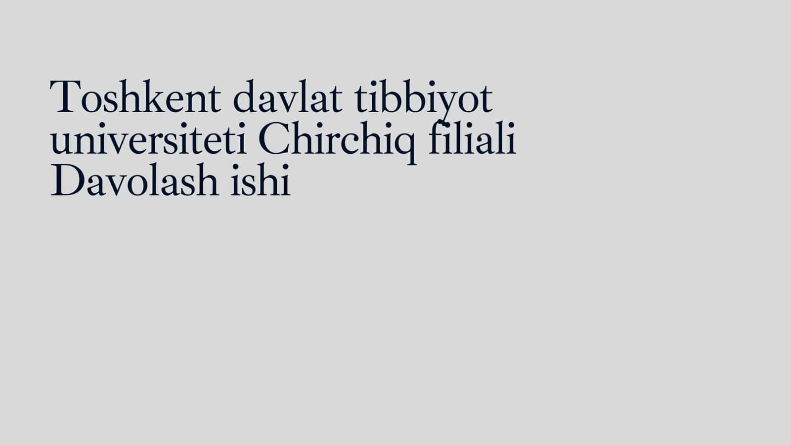 Keksa yoshdagi bemorlar muammolarini aniqlash va ularni bartaraf etish yo'llari kasalliklar