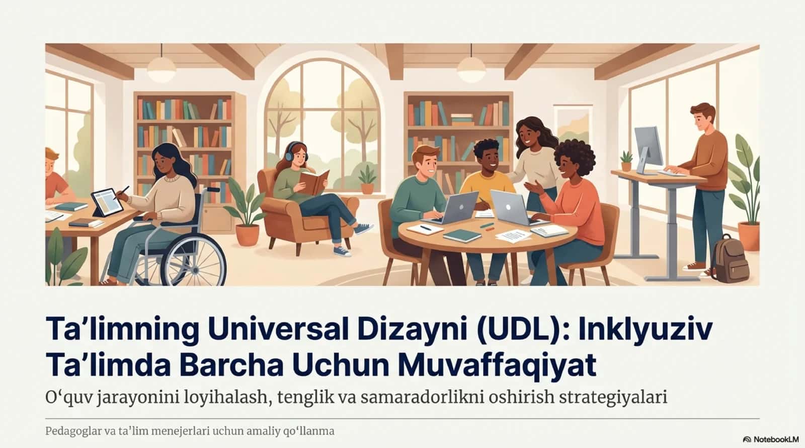 Ta’limning universal dizayni va individual ta’limiy reja