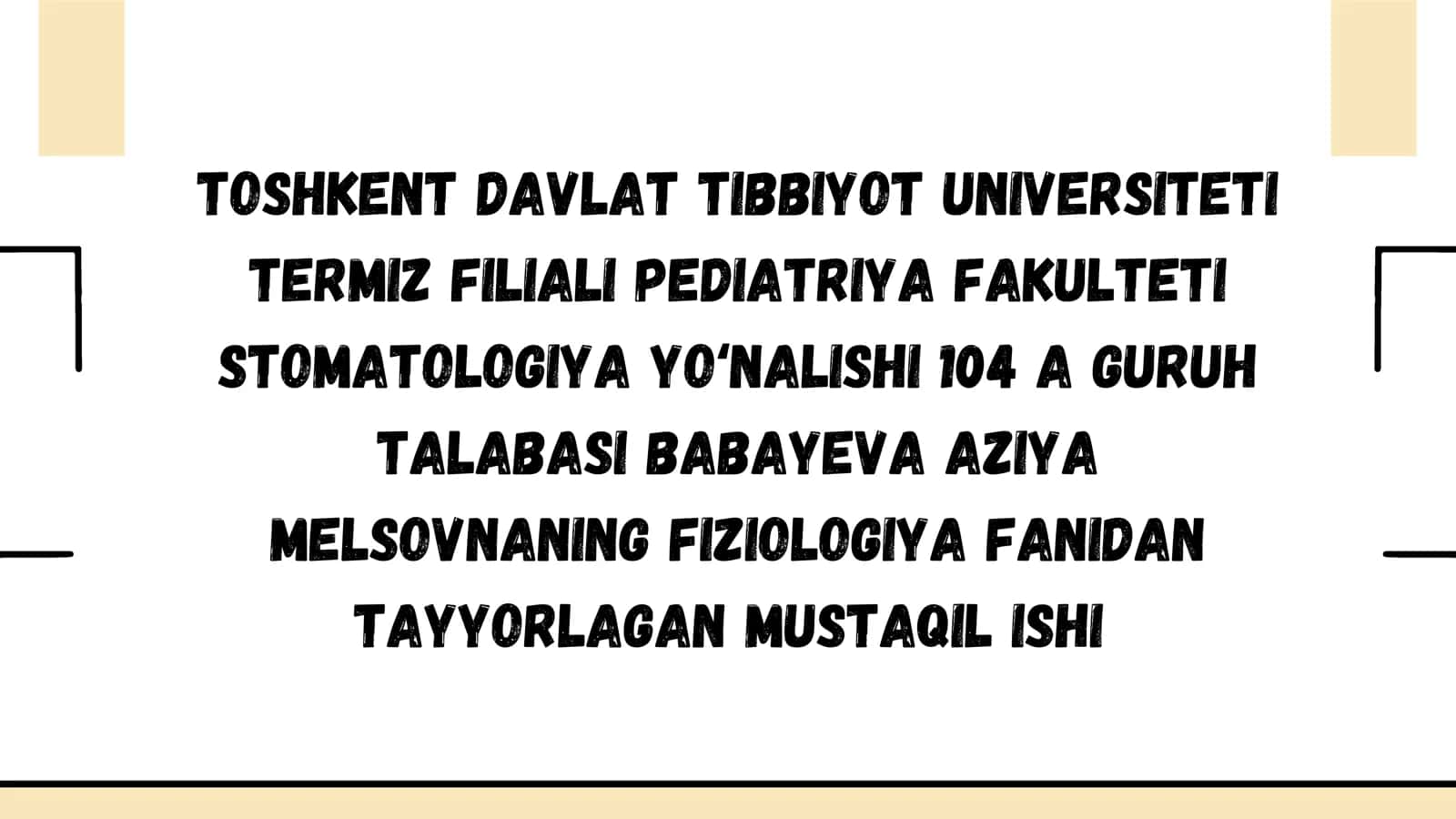 FIZIOLOGIK ELEKTROTON HODISASI VA SILLIQ MUSHAKLARNING FIZIOLOGIYASI