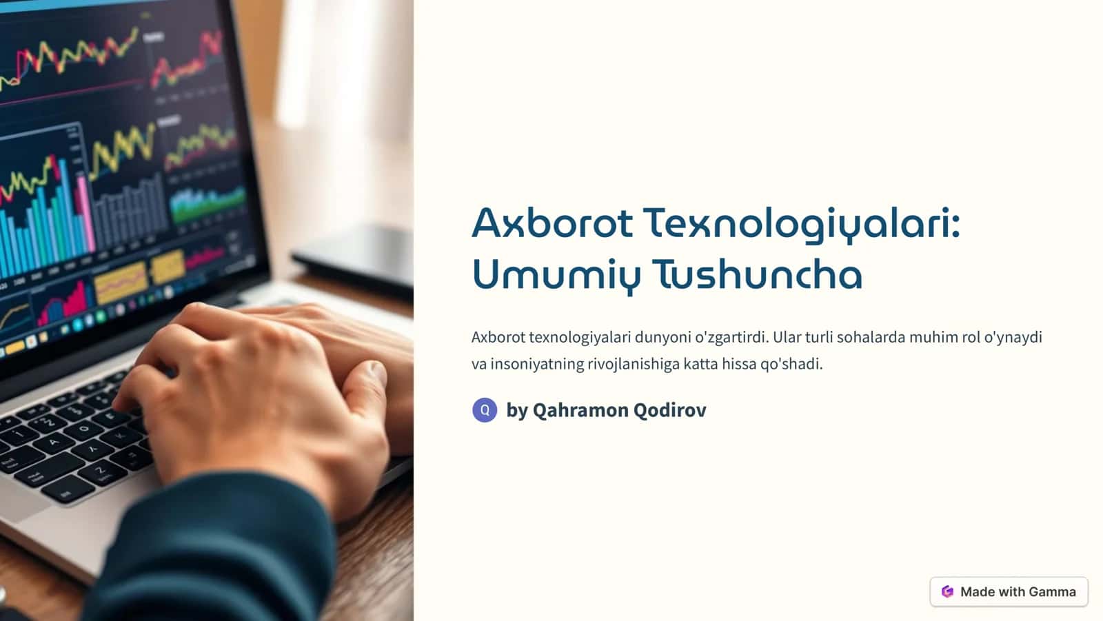 Axborot Texnologiyalari
