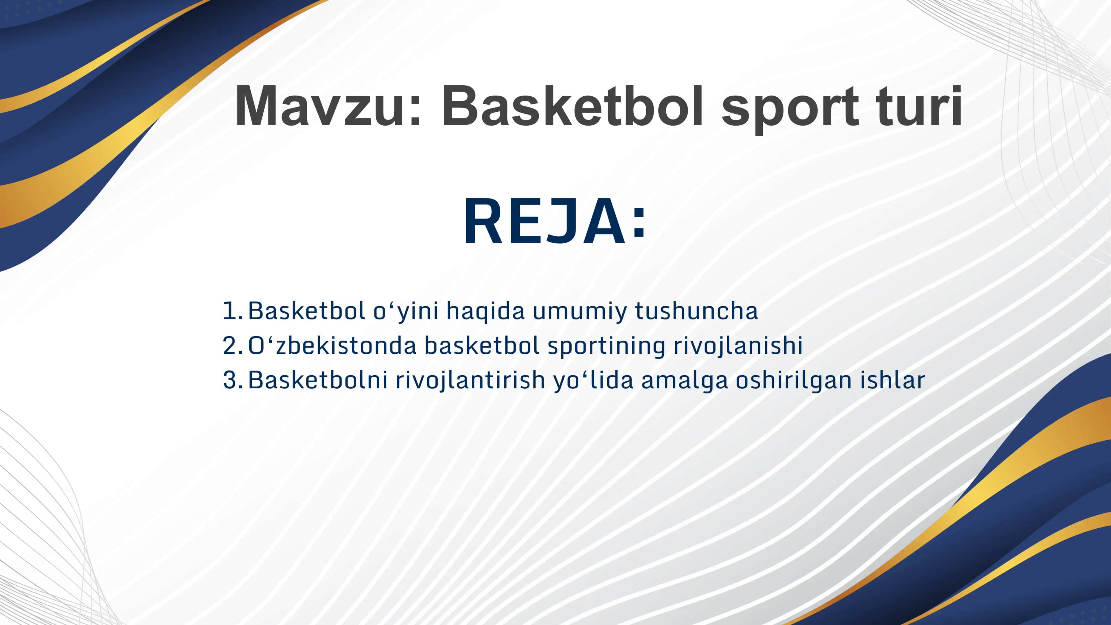 Basketbol sport turi