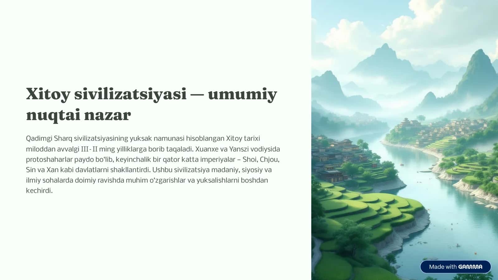 Xitoy sivilizatsiyasi