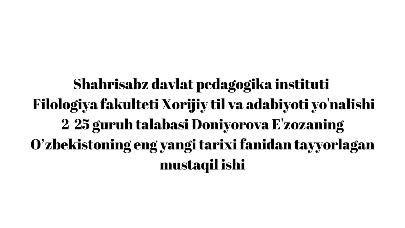 O'zbekiston Respublikasi Bosh vazirining virtual qabulxonasi