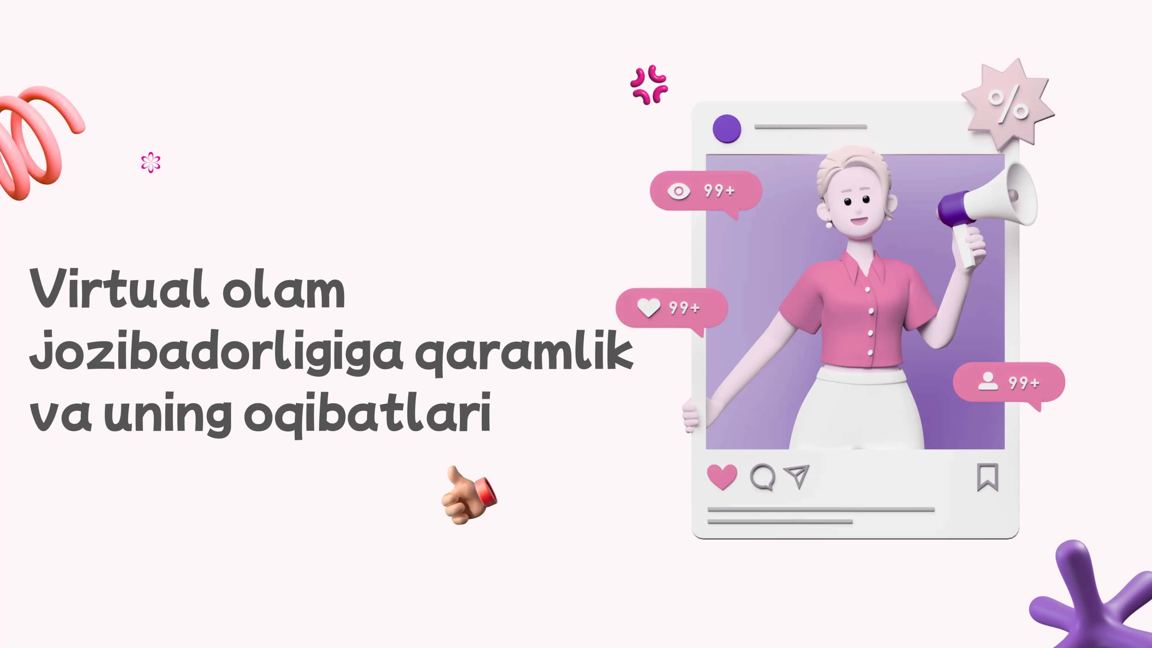 Virtual olam jozibadorligiga qaramlik va uning oqibatlari