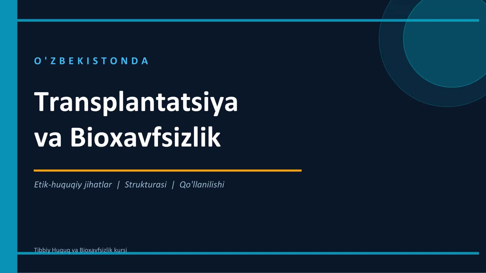 TRANSPLANTATSIYA: TA'RIF VA TURLARI