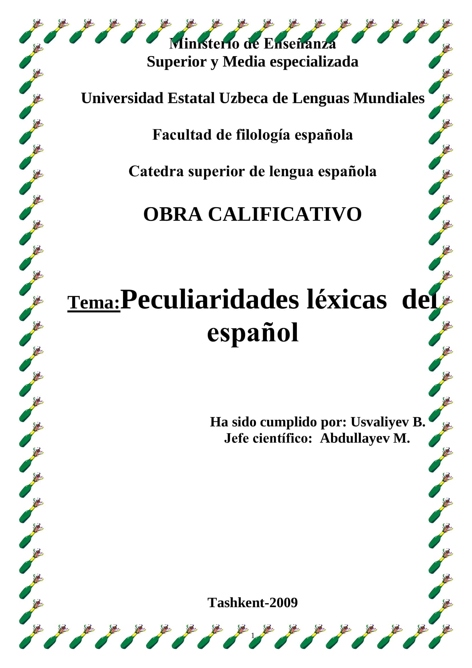 OBRA CALIFICATIVO