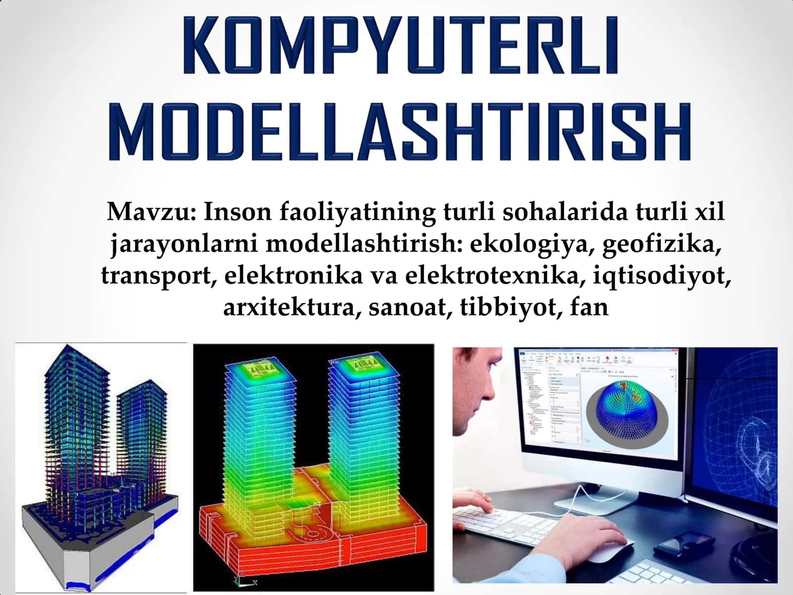 Model va modellashtirish tushunchasi