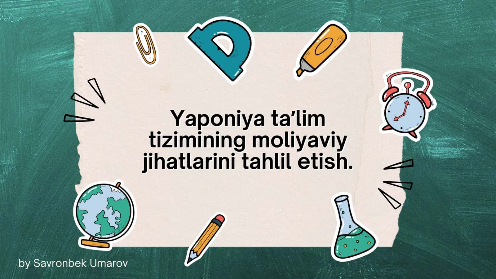 Yaponiya ta'lim tizimining moliyaviy jihatlari