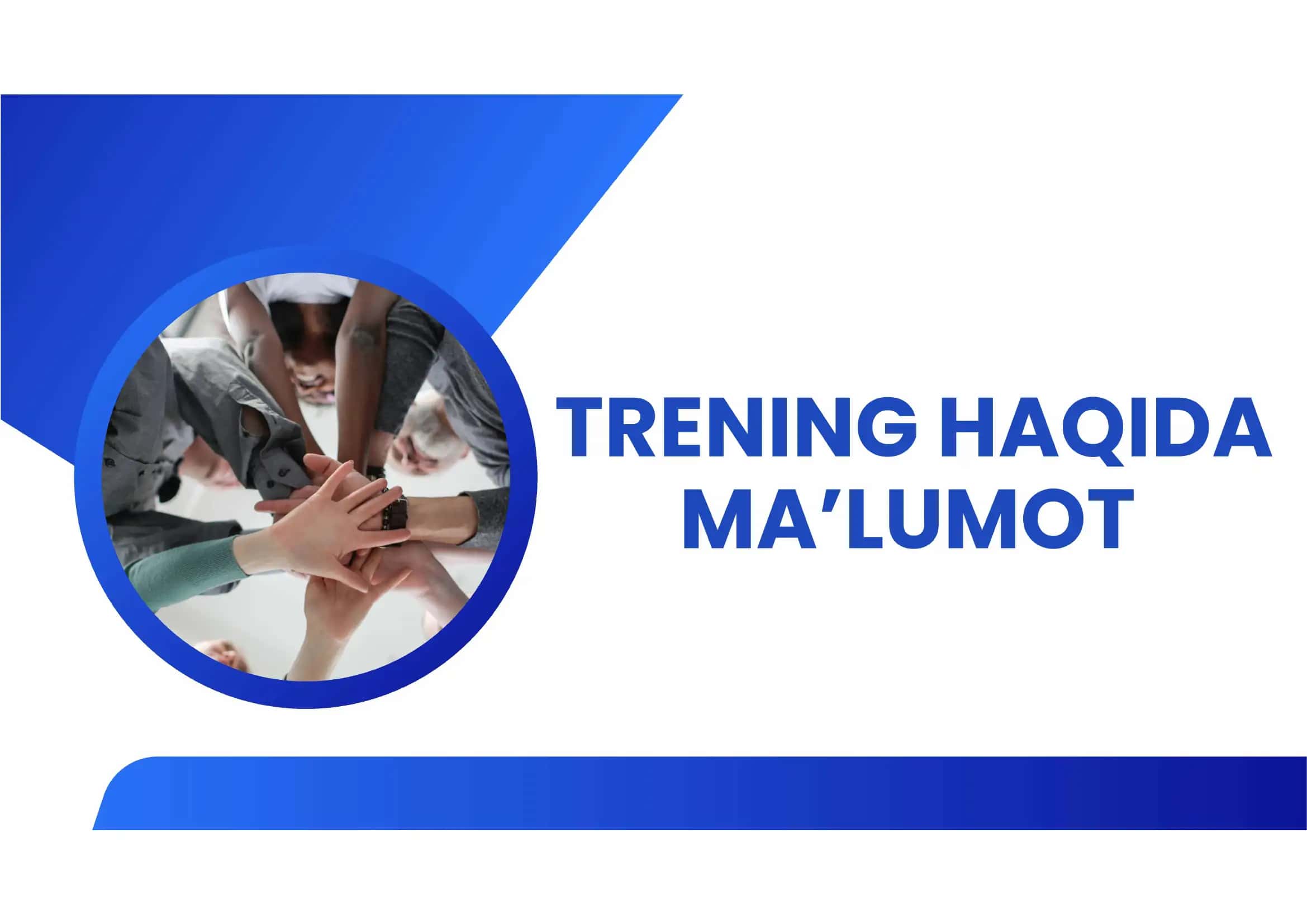 Trening haqida ma'lumot