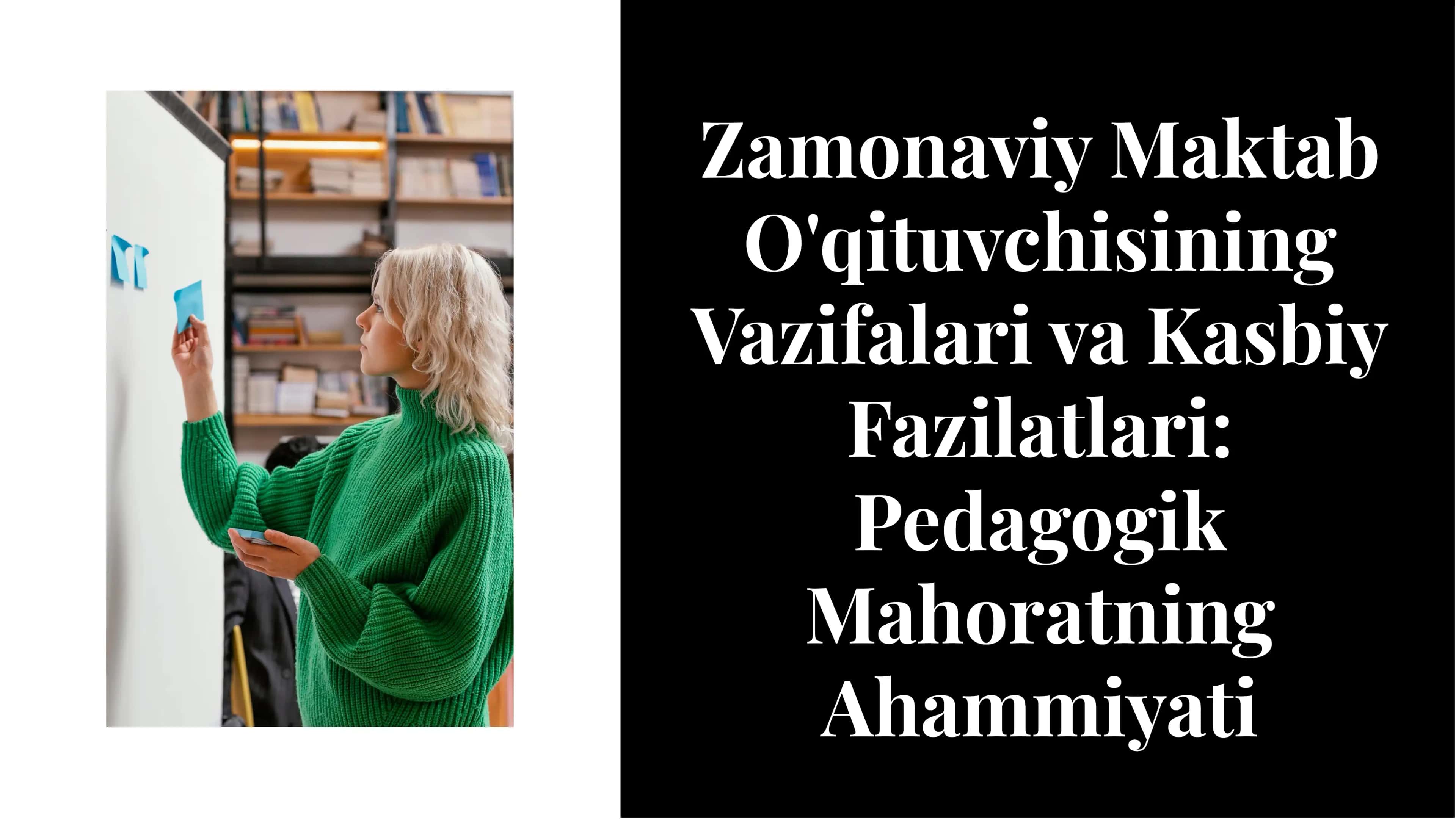 Zamonaviy Maktab O'qituvchisi