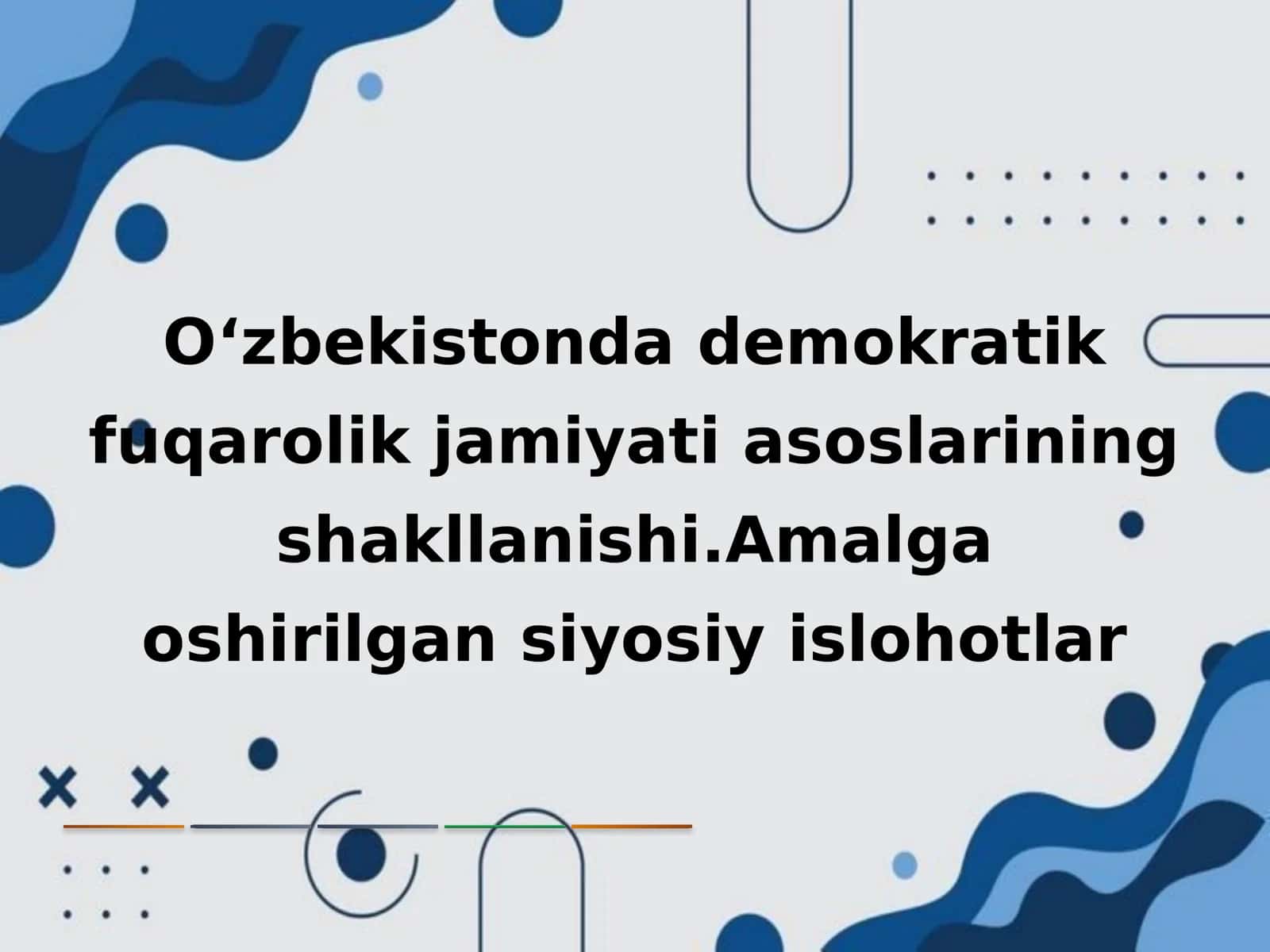 Siyosiy islohotlar