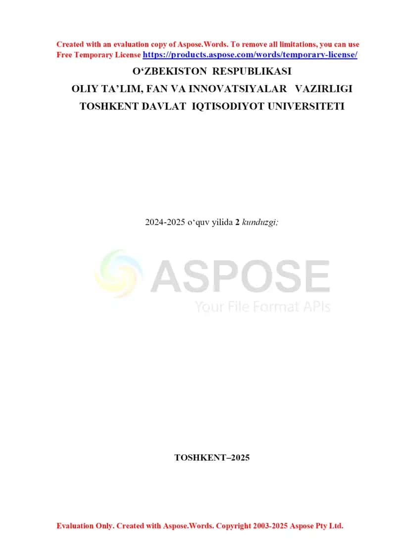 Soliqlar va soliqqa tortish test 2025