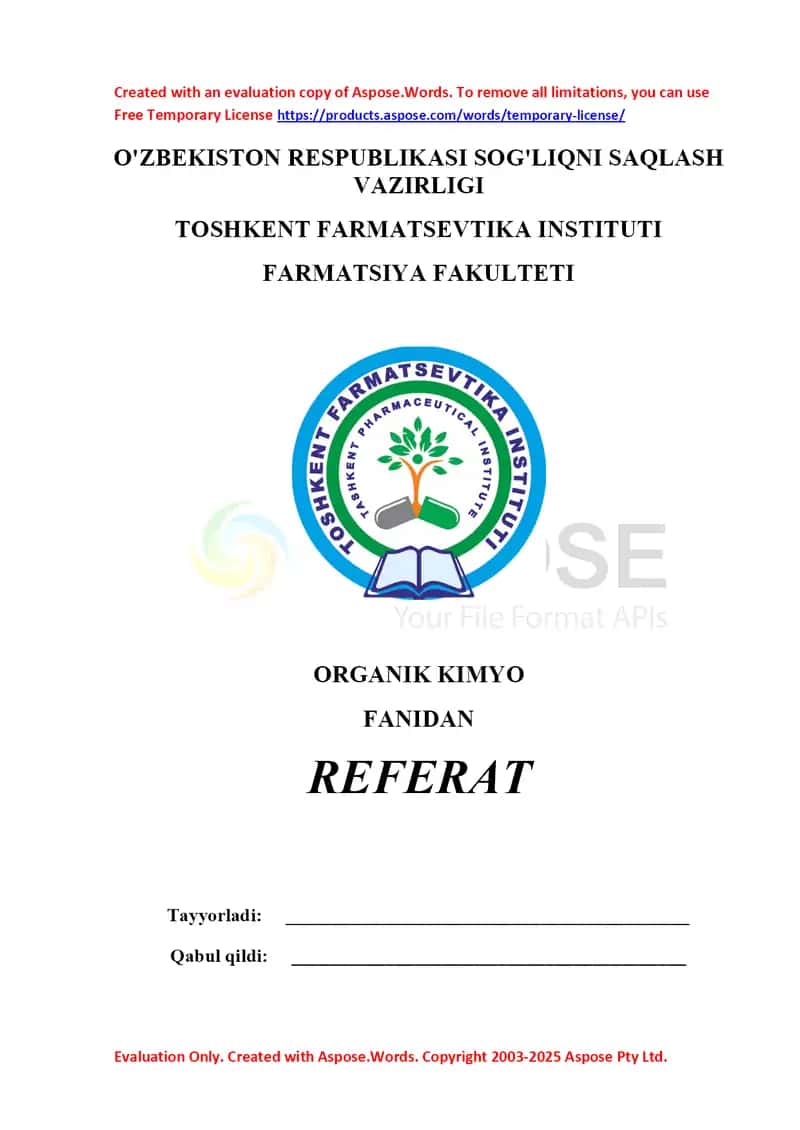 12. Bir asosli karbon kislotalarning olinish usullari. To'yinmagan bir asosli karbon kislotalar. Referat 8 bet