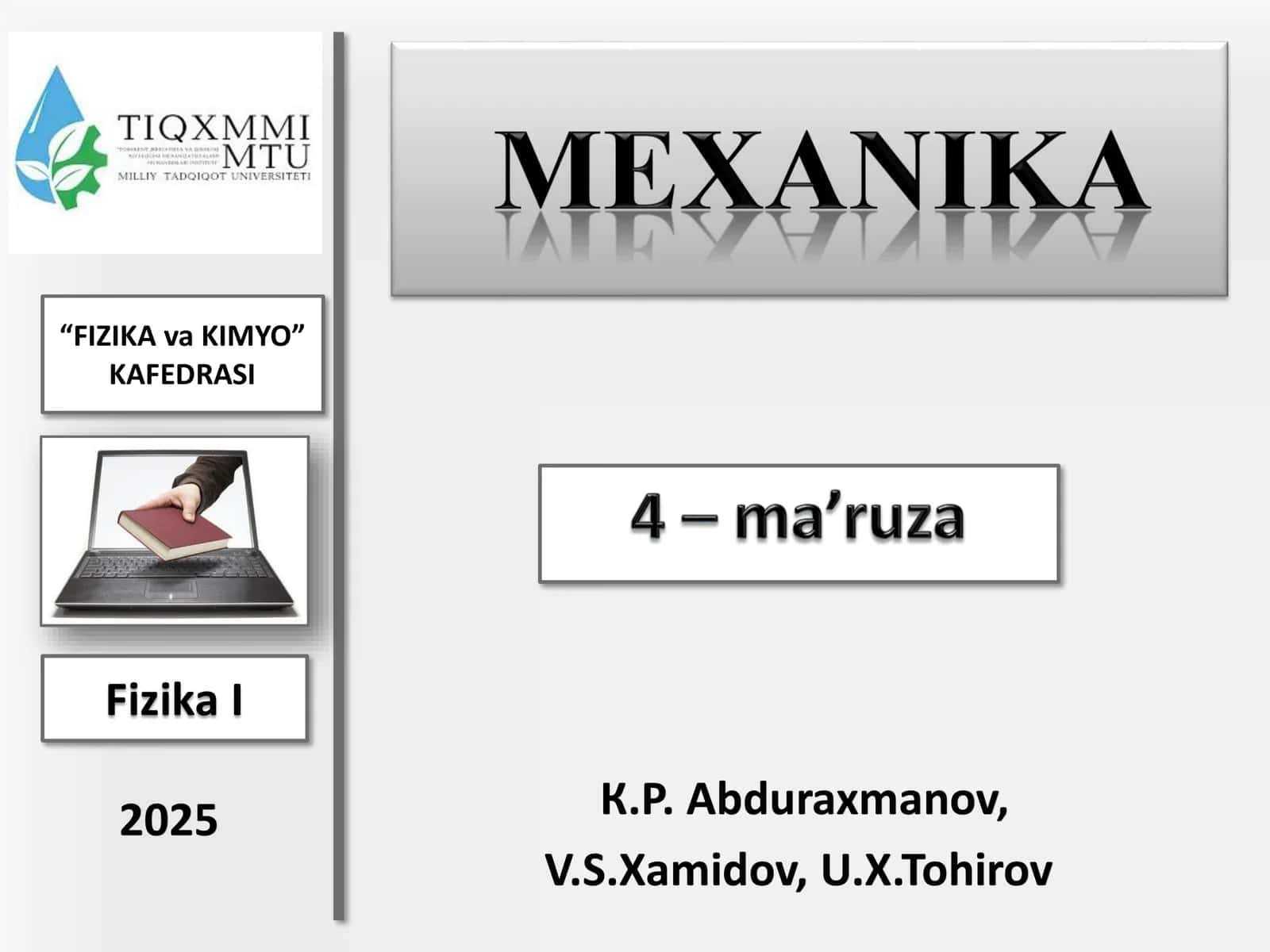 Fizika I