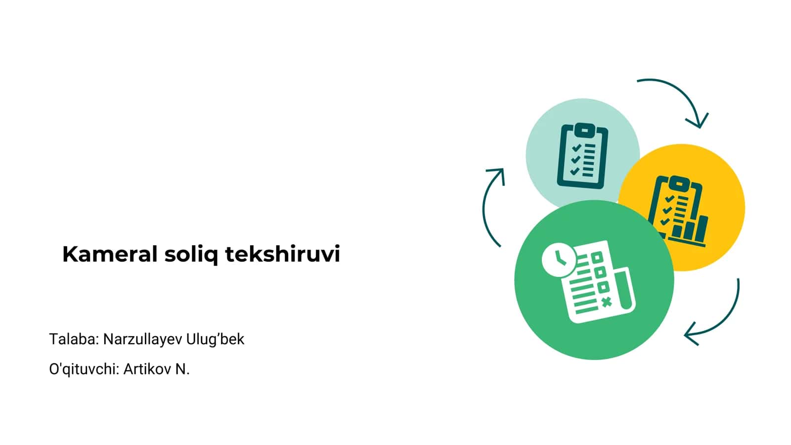 Kameral soliq tekshiruvi