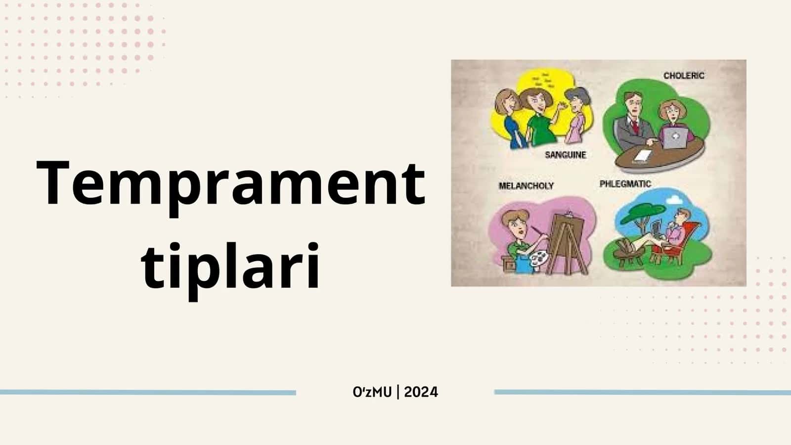 Temprament tiplari