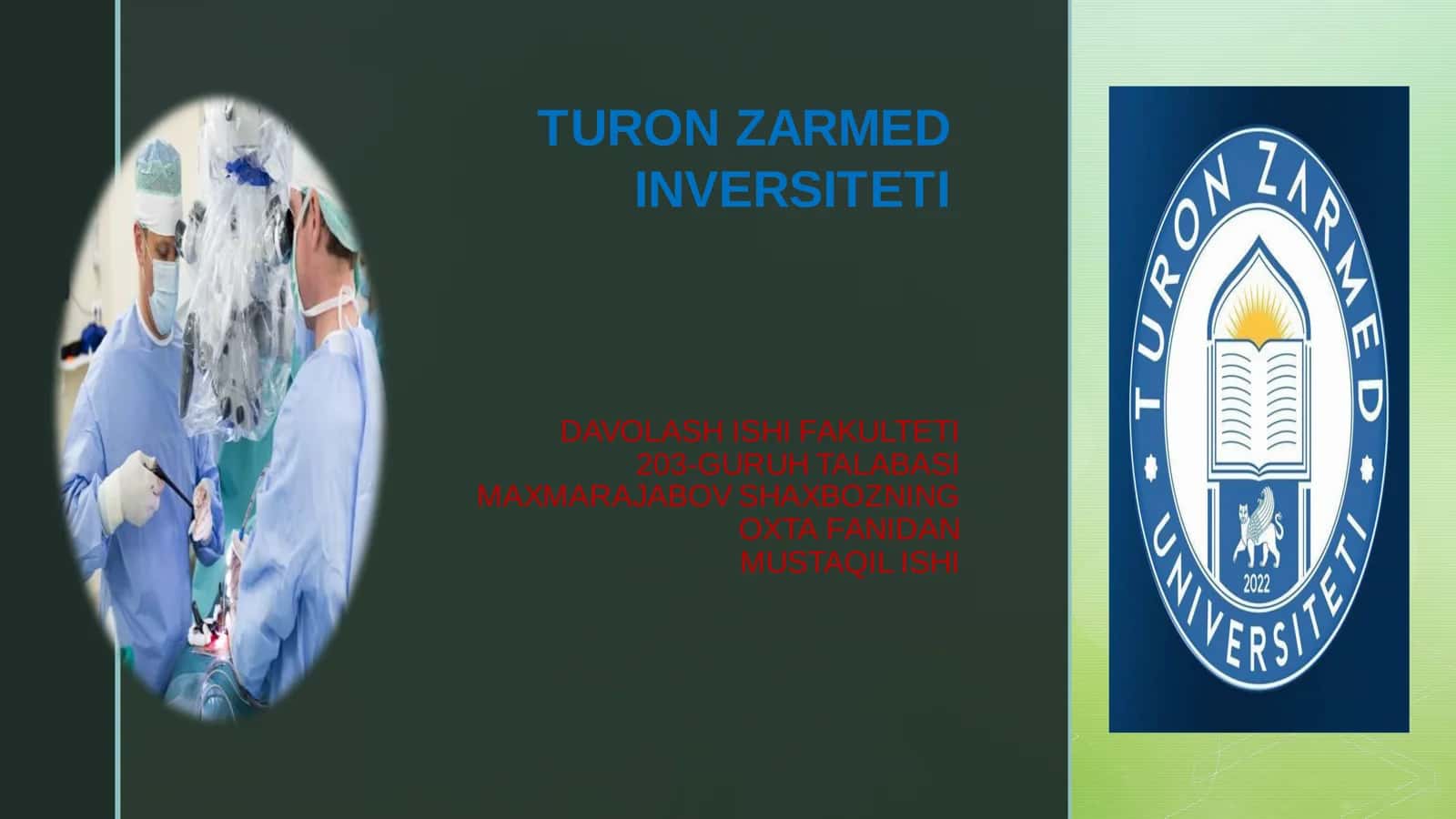 Bolalardagi torakotomiya hususiyatlari