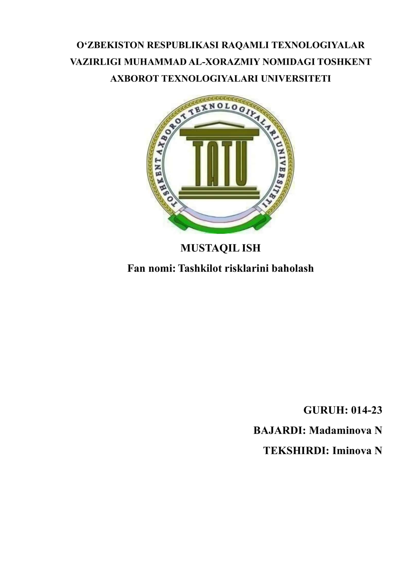 Sifatli risk tahlilining afzalliklari