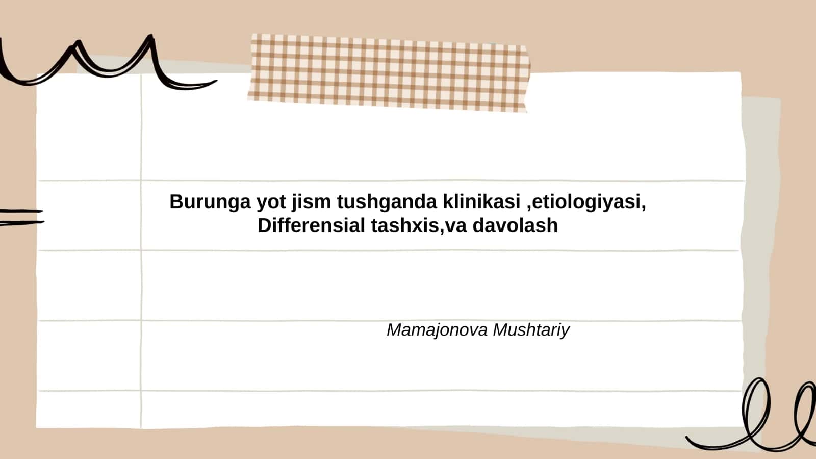 Burunga yot jism tushganda klinikasi, etiologiyasi, Differensial tashxis, va davolash