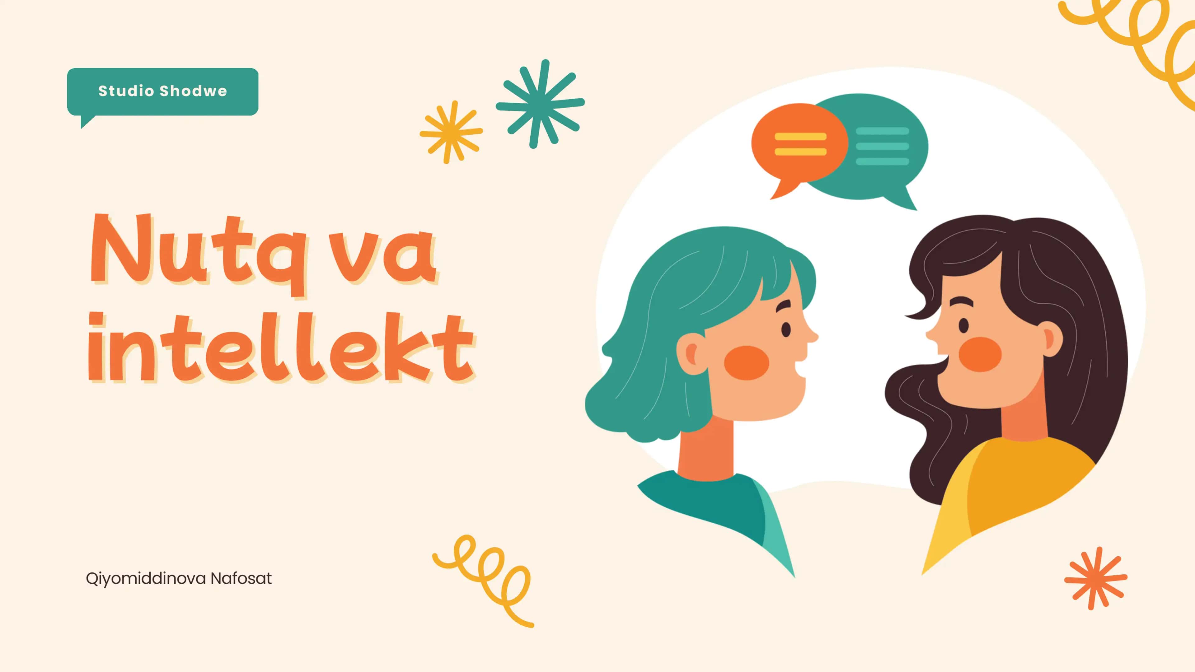 Nutq va intellekt