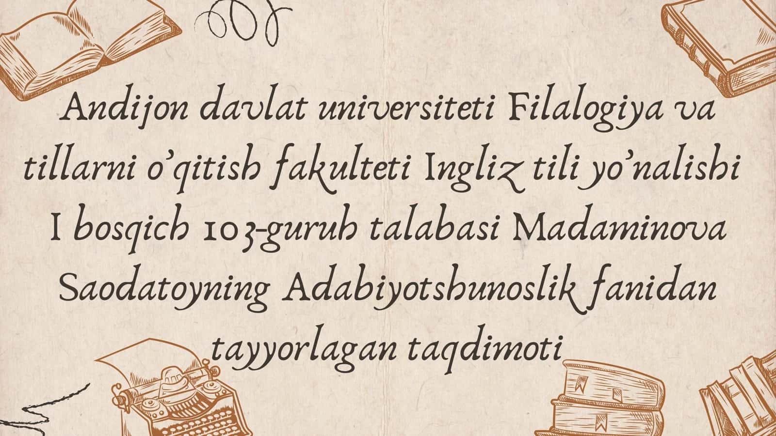 Lirik turning badiiy imkoniyatlari