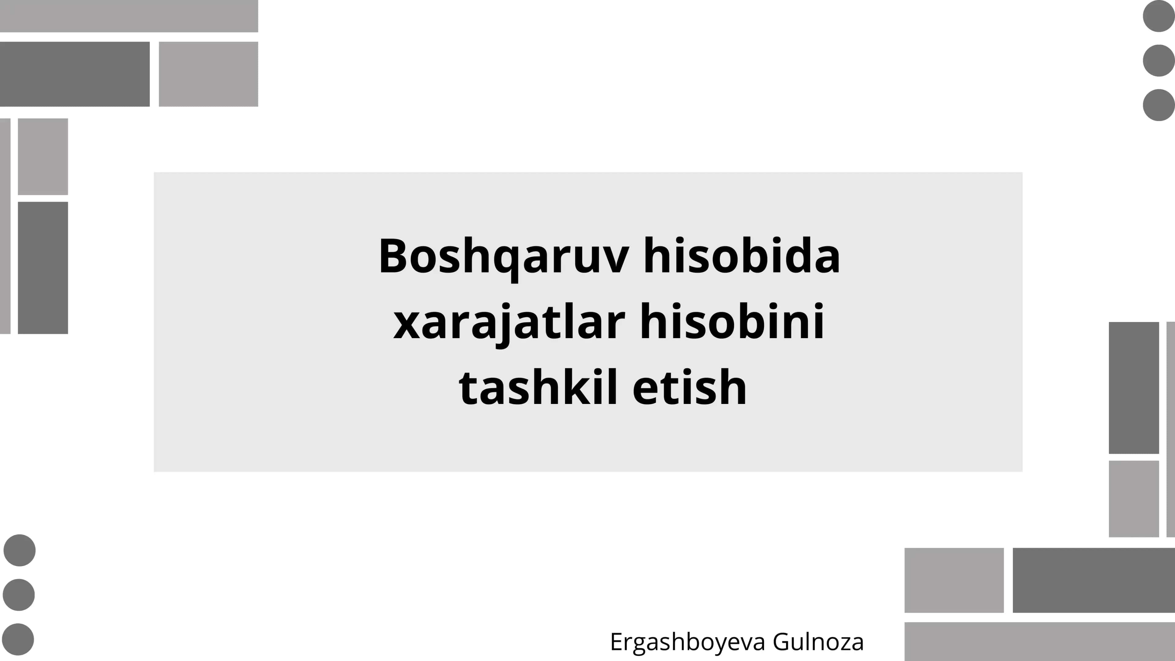 Buxgalteriya hisobi to'g'risida Qonun