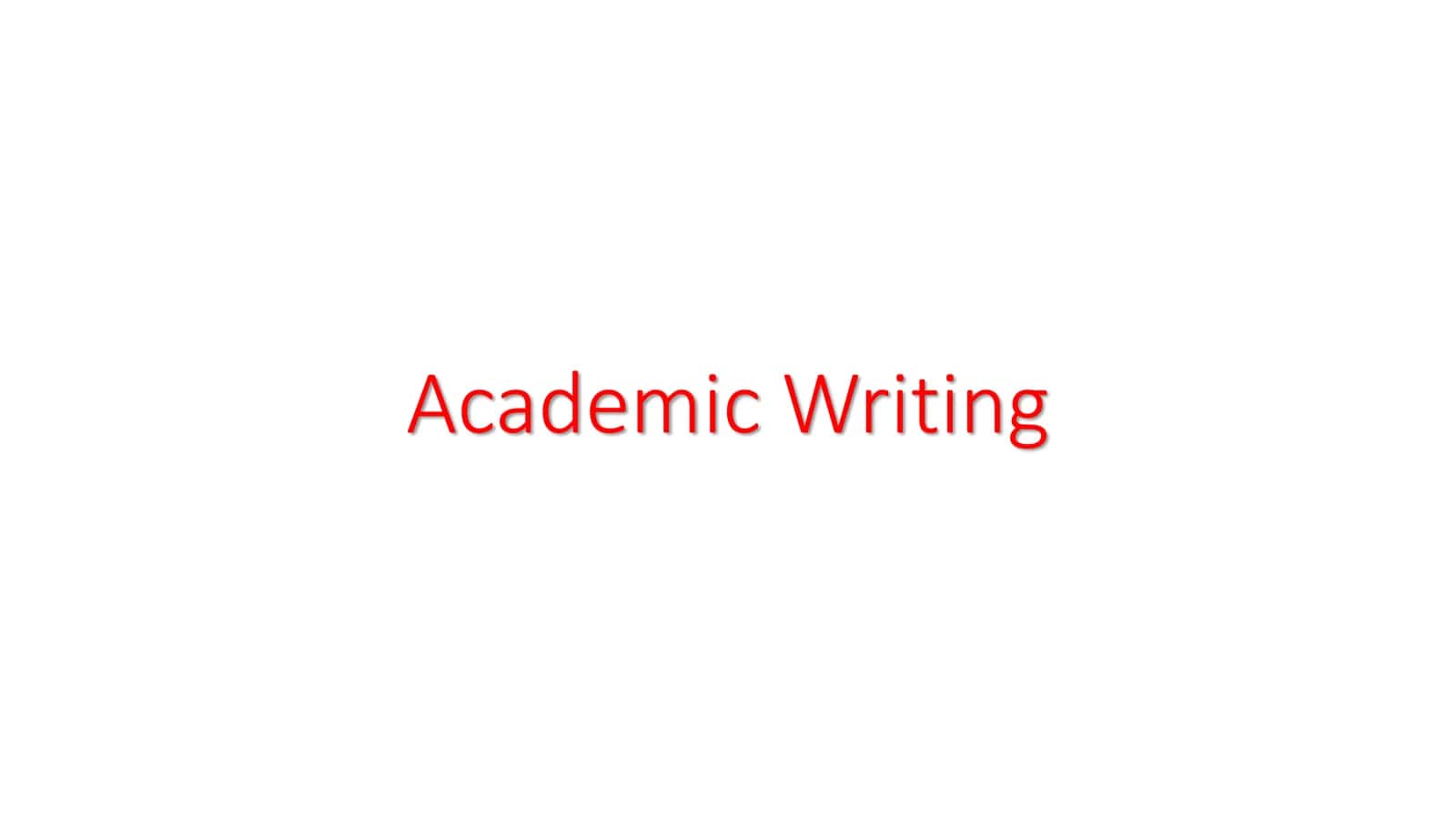 Akademik yozuv