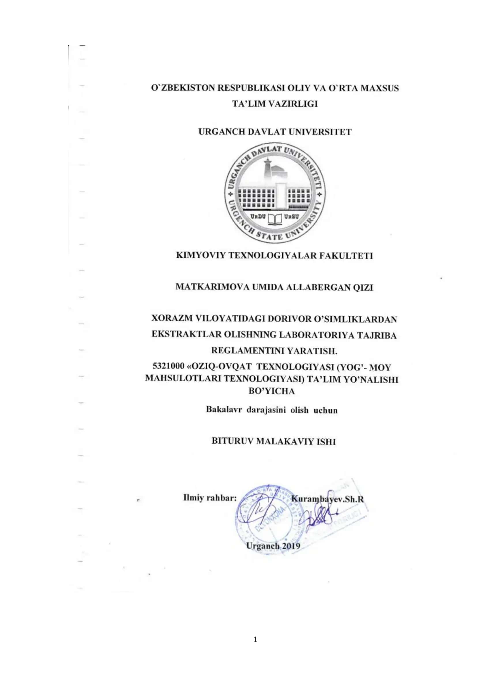 Oziq-ovqat texnologiyasi