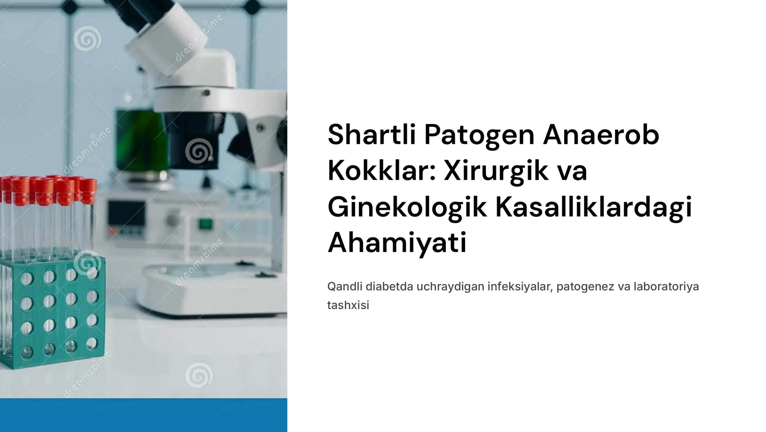Shartli patogen anaerob kokklarni (peptokokklar, peptostreptokokklar, veylonellalar) xirurgik va ginekologik kasalliklardagi ahamiyati. Qandli diabetda uchraydigan infektsiyalar, patogenez, laboratoriya tashxisi.