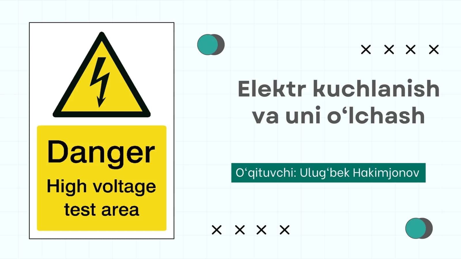 Elektr kuchlanish