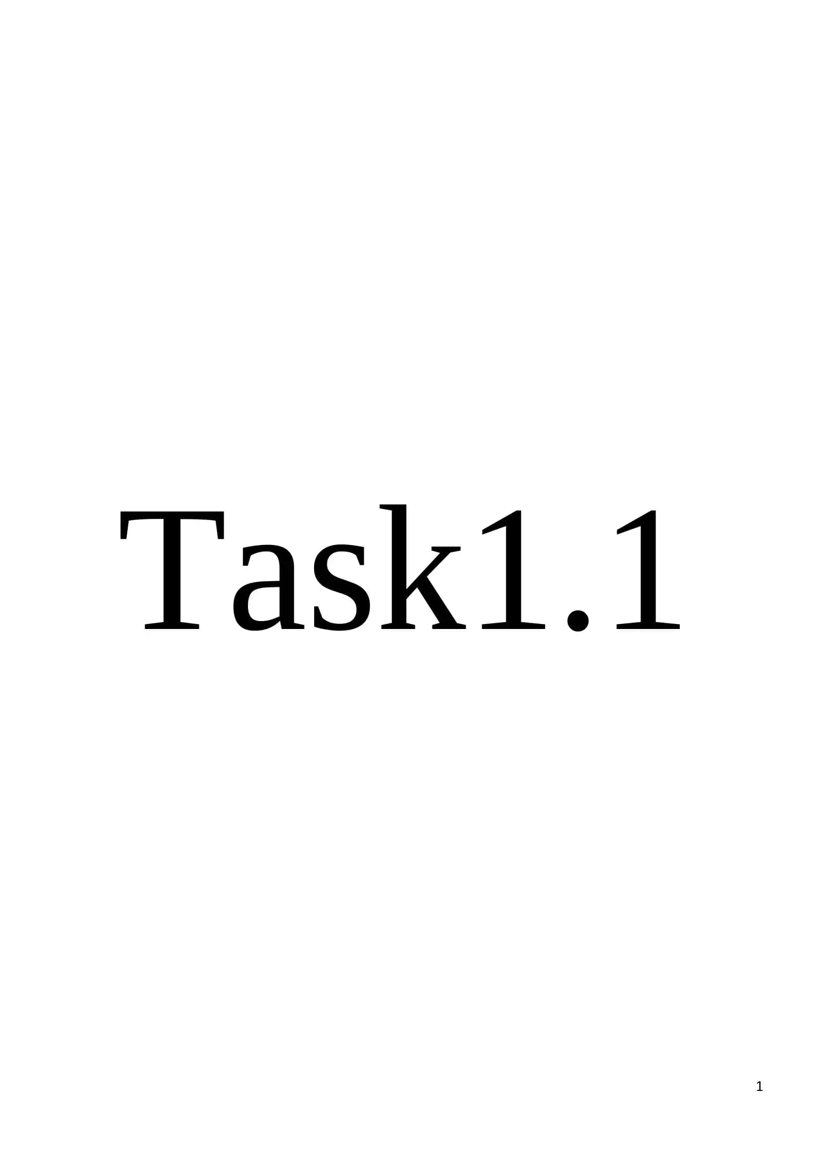 Task1.1