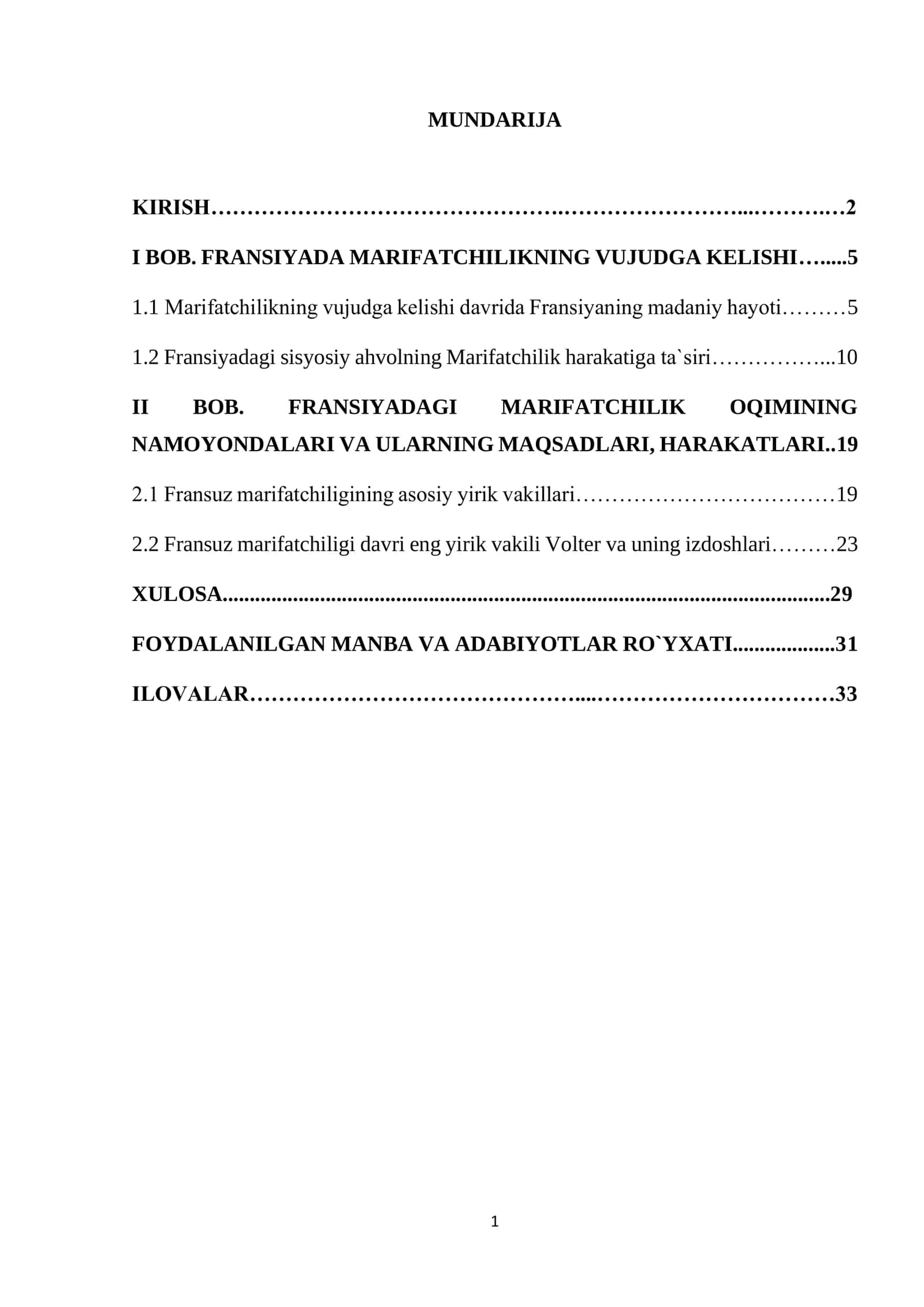 FRANSIYADAGI MARIFATCHILIK OQIMI