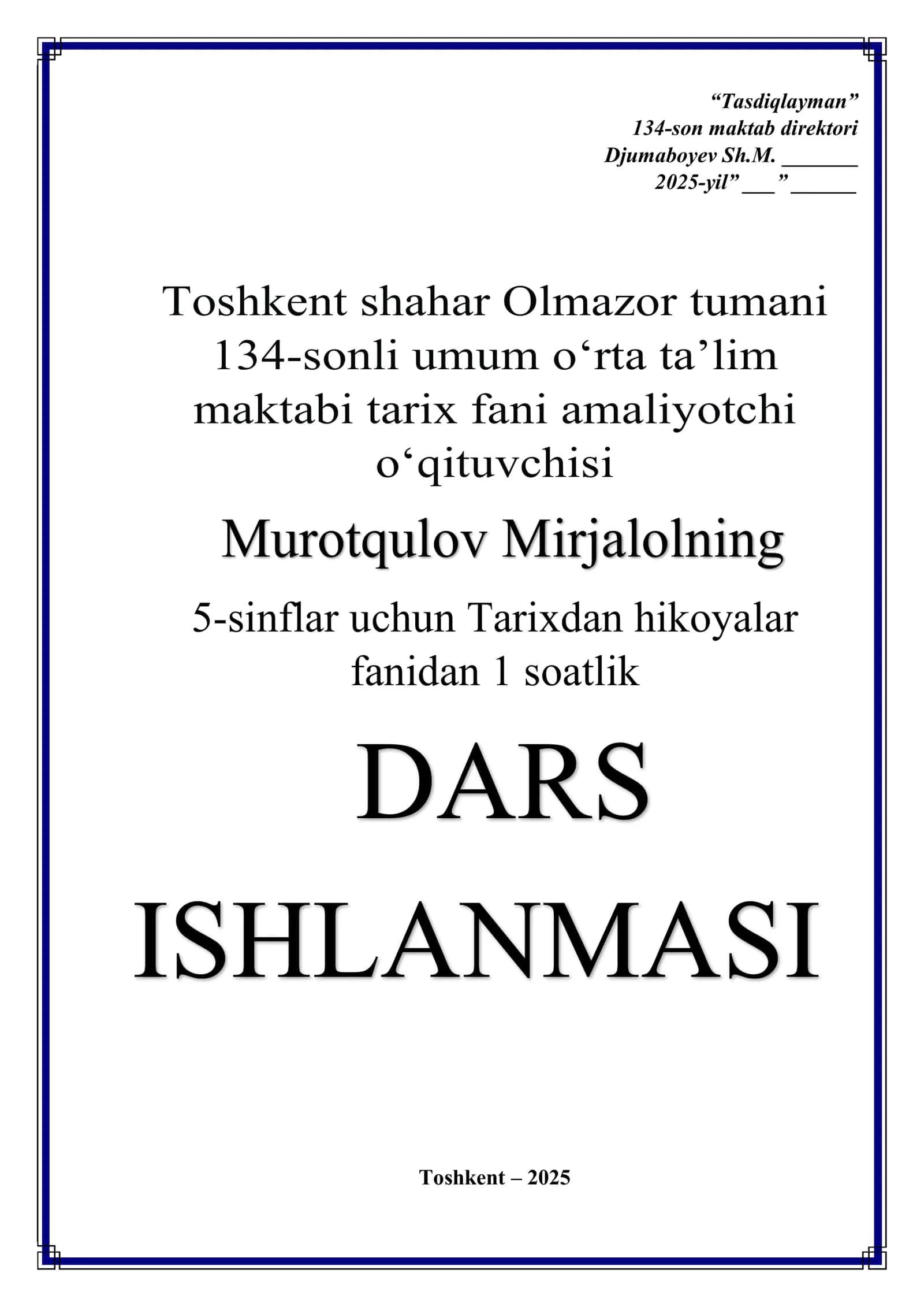 XRONOLOGIYA HAQIDA