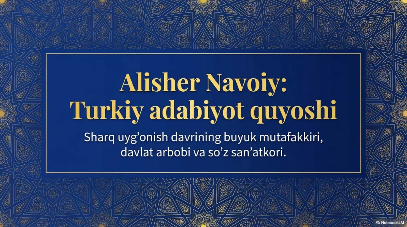 Alisher Navoiy
