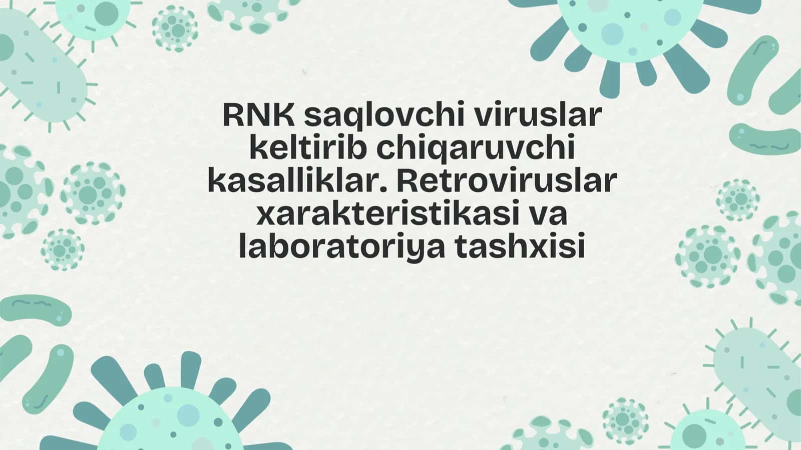 Retroviruslar
