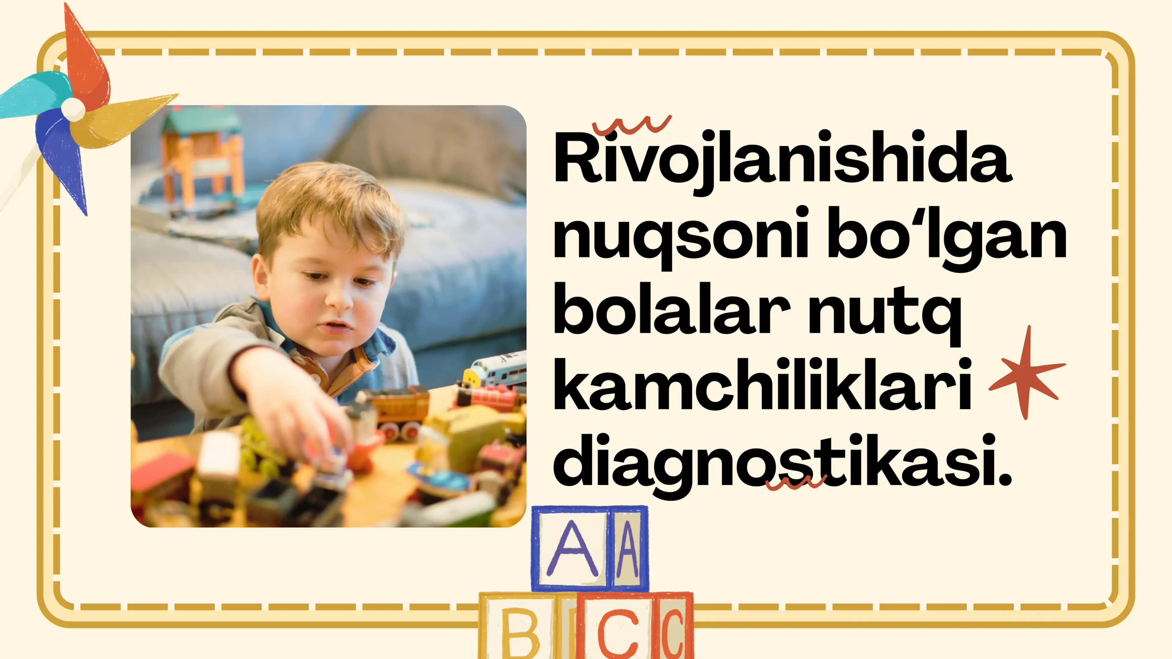 Nutq kamchiliklarining diagnostikasi