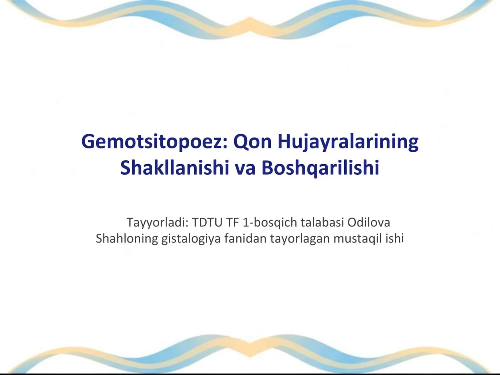 Gemotsitopoez: Qon Hujayralarining Shakllanishi va Boshqarilishi