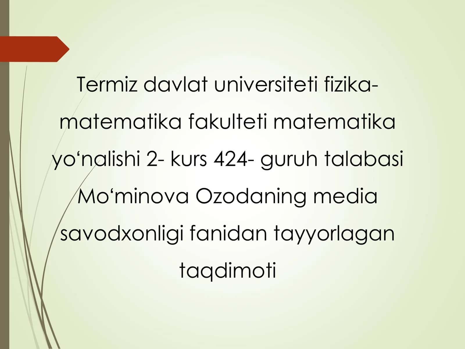 OMMAVIY AXBOROT VOSITALARIDA SENZURA VA AXBOROT ERKINLIGI