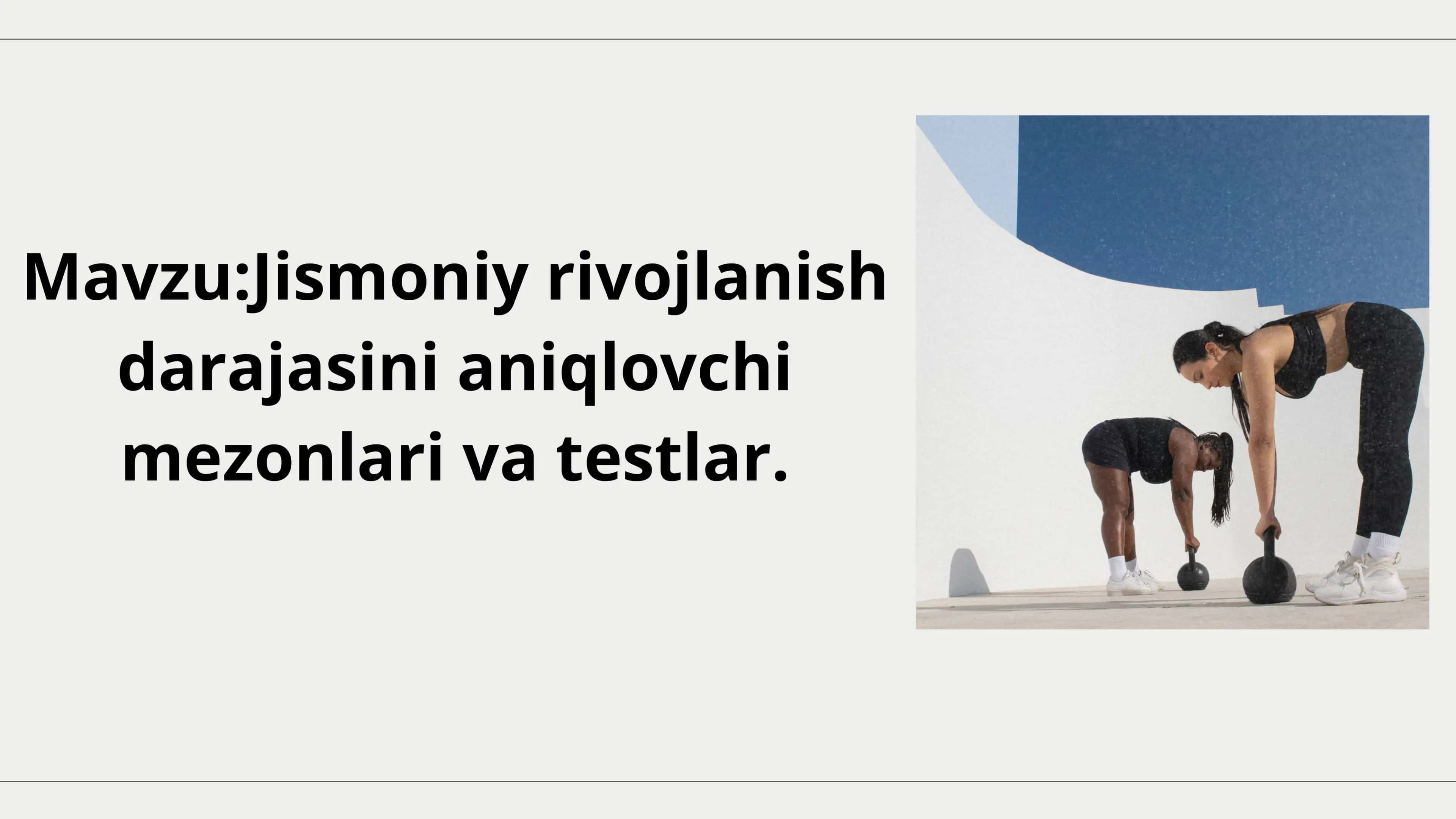 Jismoniy rivojlanish