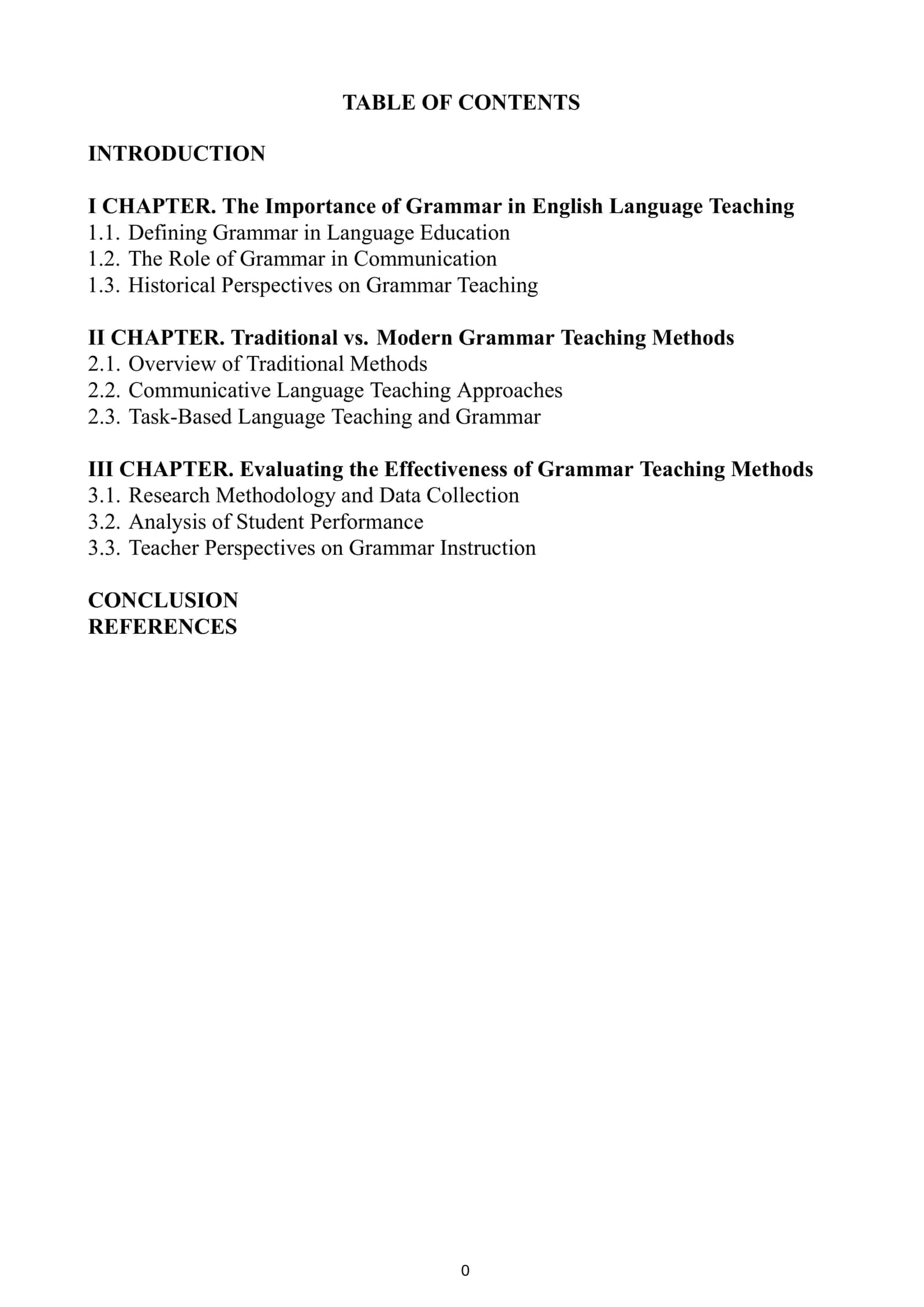 Grammar Teaching Methods in English Language