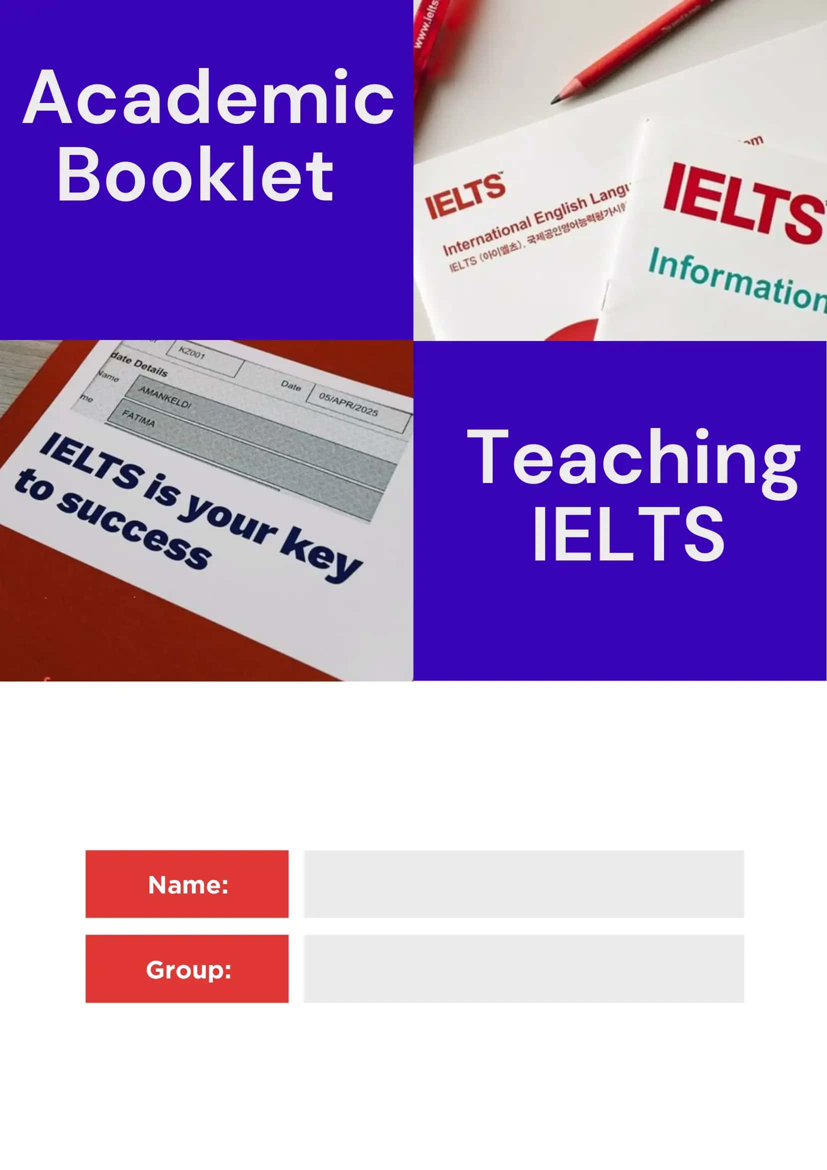 Academic Booklet: teaching IELTS