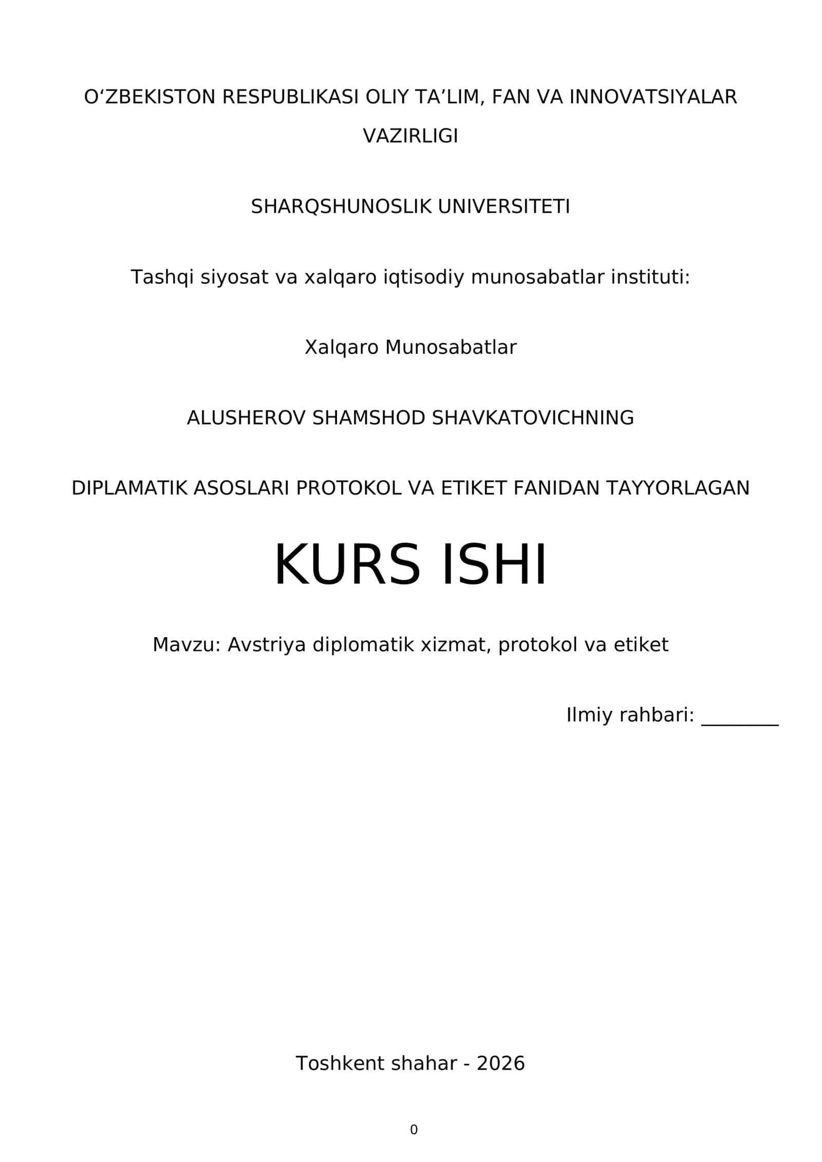 Avstriya diplomatik xizmat, protokol va etiket