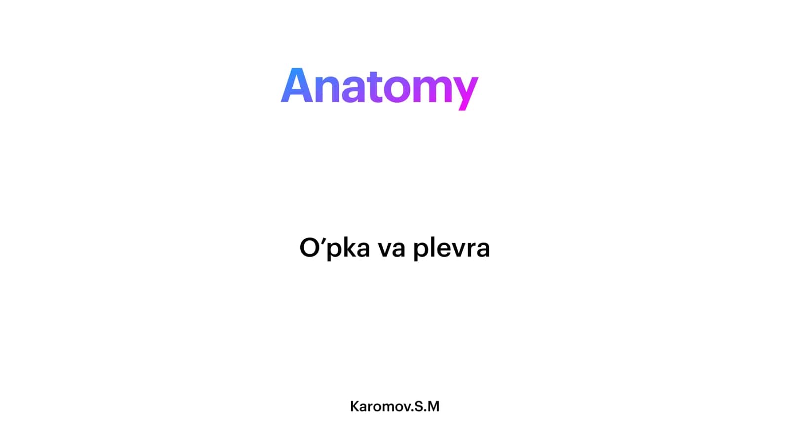 plevra , Oʻpka