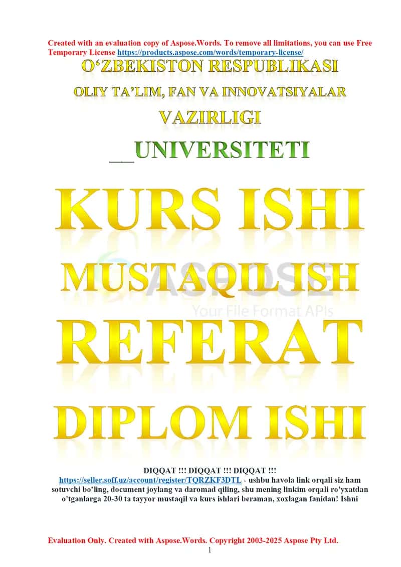 Kurs ishi “Yo‘l harakati xavfsizligini oshirish bo‘yicha tadqiqot (Nazarbek ko‘chasi, Uchtepa tumani)”